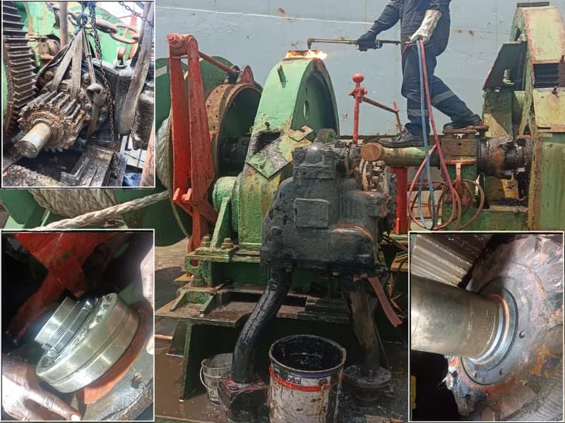 Windlass Motor — Shaft Seal Renewal