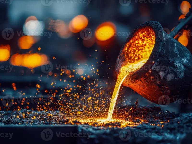 Foundry Pouring Process