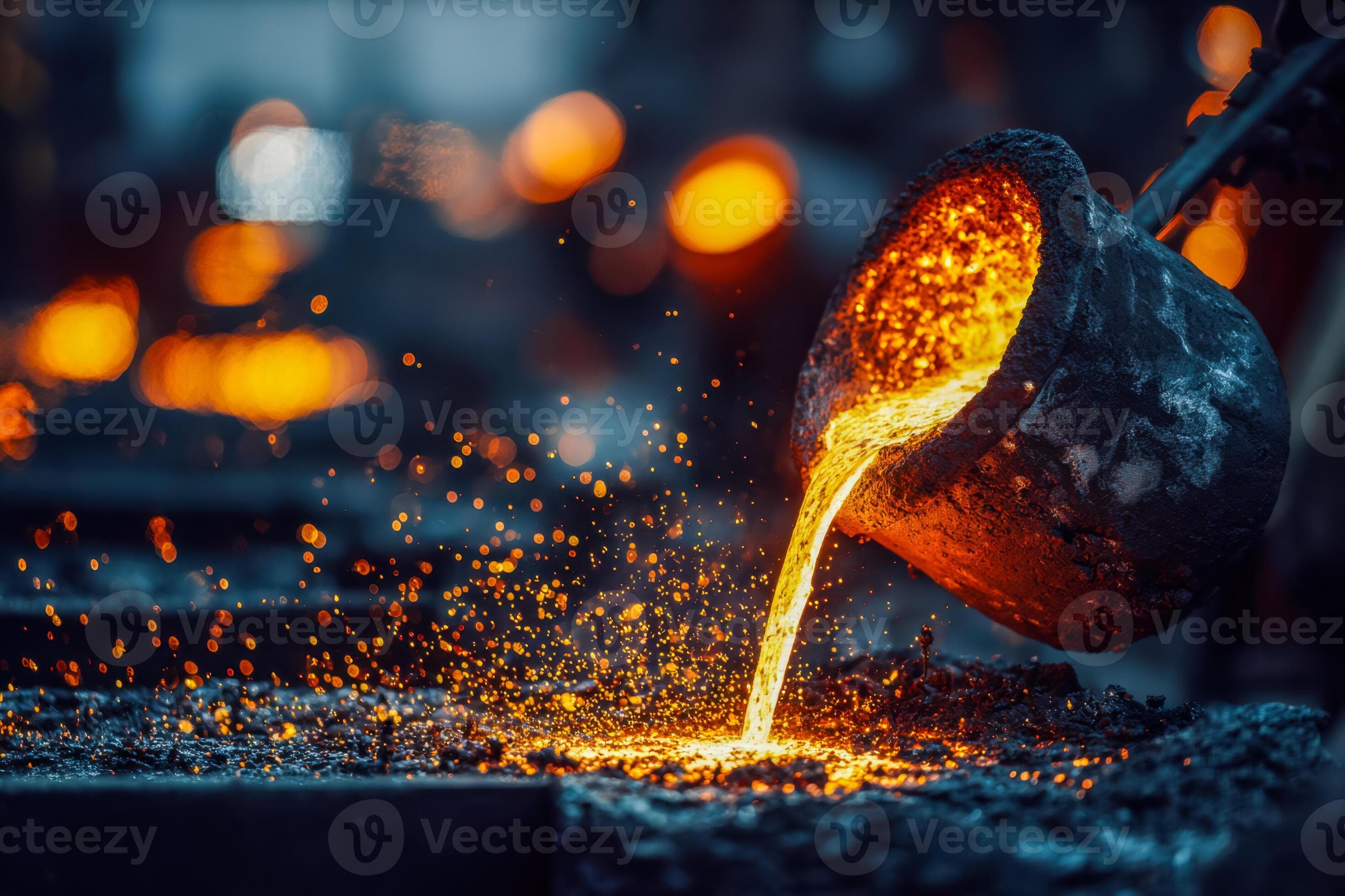 Foundry Pouring Process