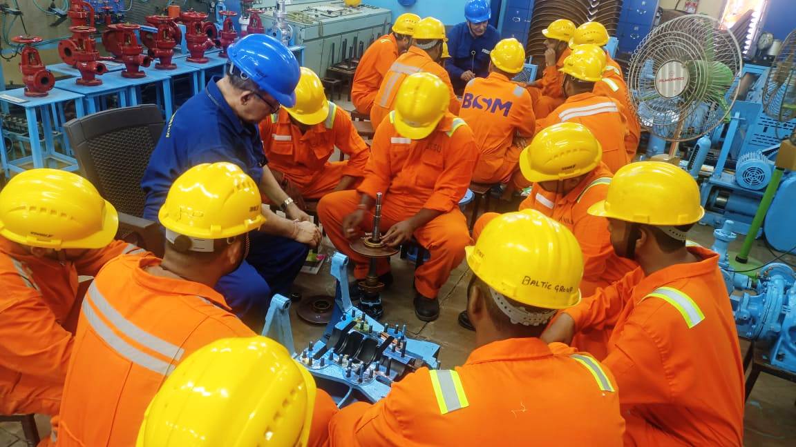 Torque Group marine engine and turbocharger overhaul — Mumbai workshop